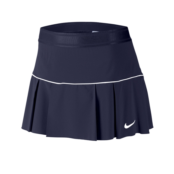 Nike Dri Fit Victory Pleated Tennis Skirt Sz M Dark Navy - Picture 1 of 12